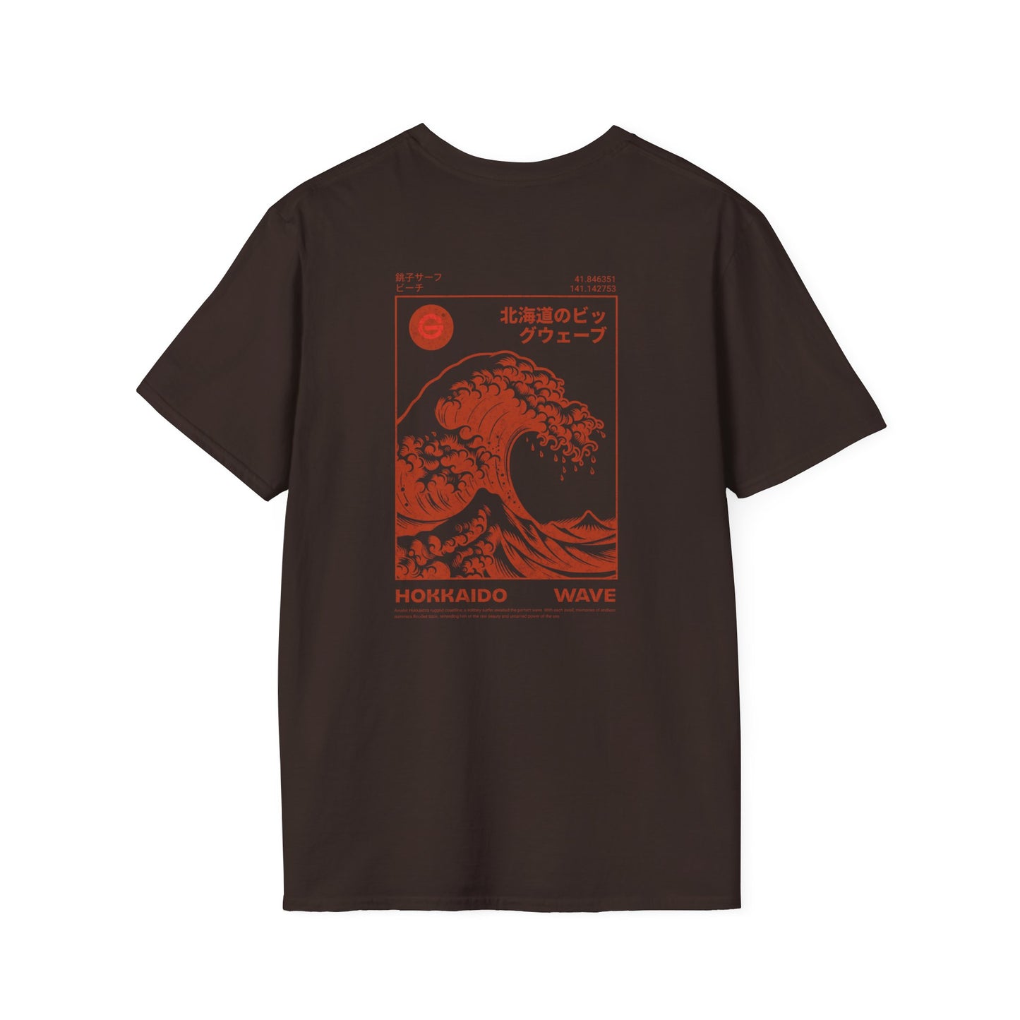 Hokkaido Wave Japanese Graphic Tee