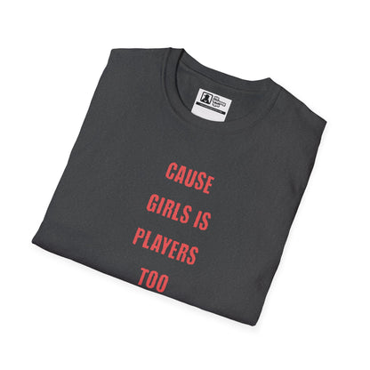 irls Are Players Empowerment Graphic Tee
