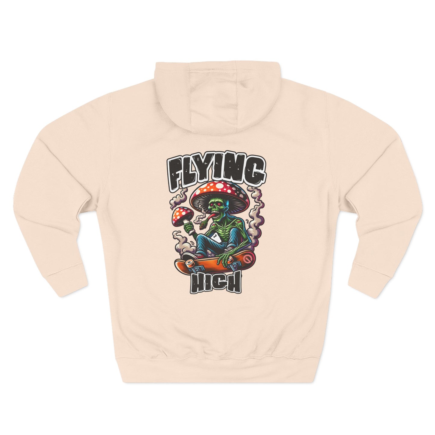 Flying High Mushroom Skateboard Hoodie