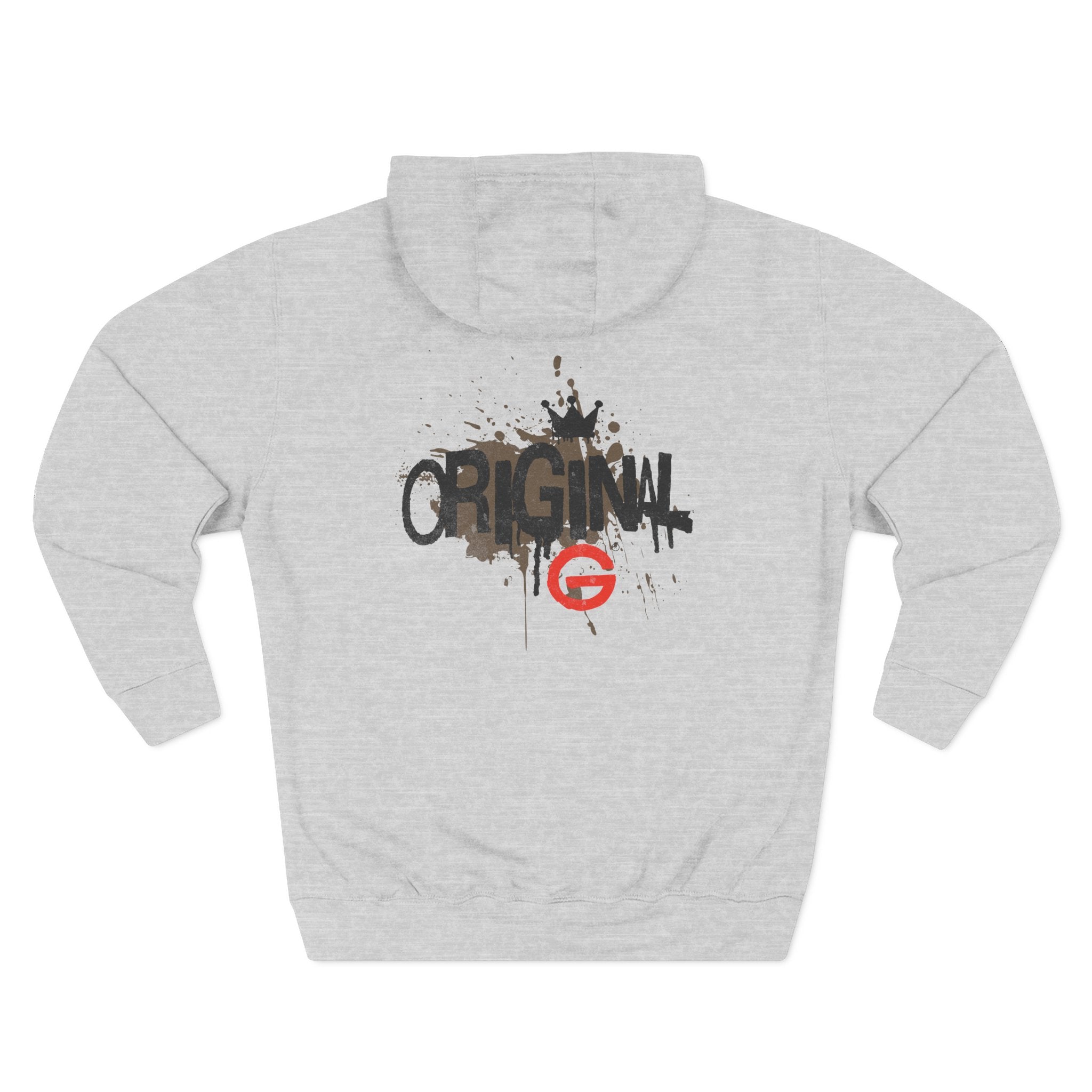 Three-Panel Fleece Hoodie