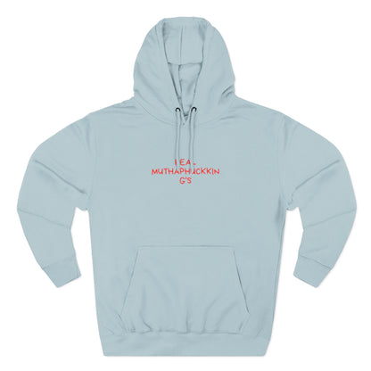Red Brushstroke G Logo Hoodie