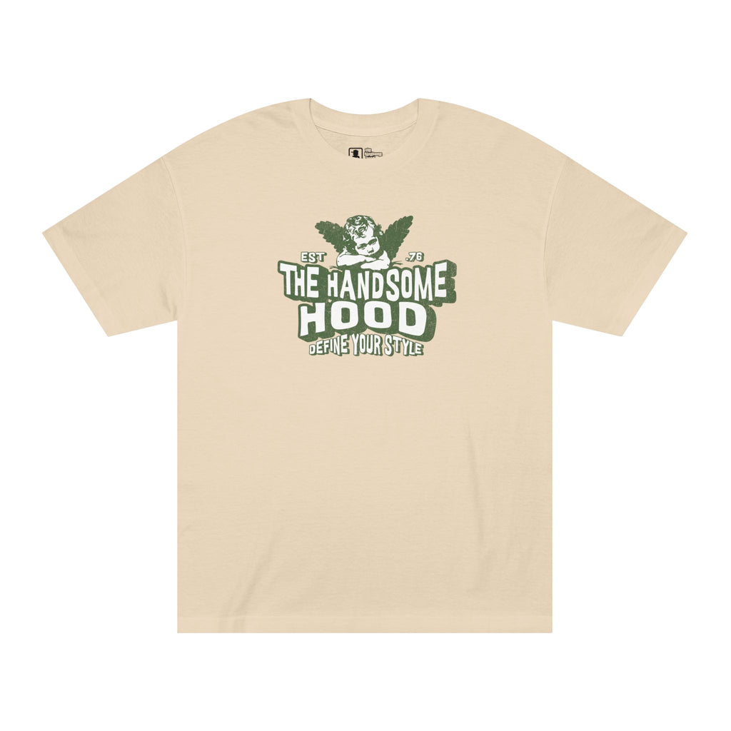 The Handsome Hood Tee — Vintage Angel Graphic T-Shirt