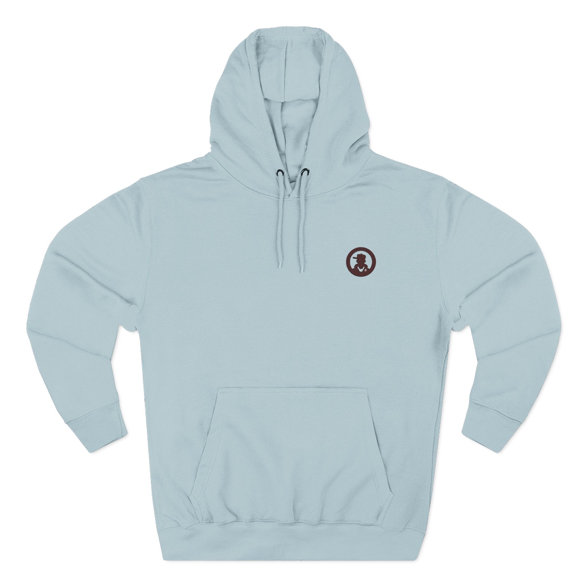 Minimalist Small Logo Hoodie — Cozy Fleece Pullover with Tiny Chest Emblem