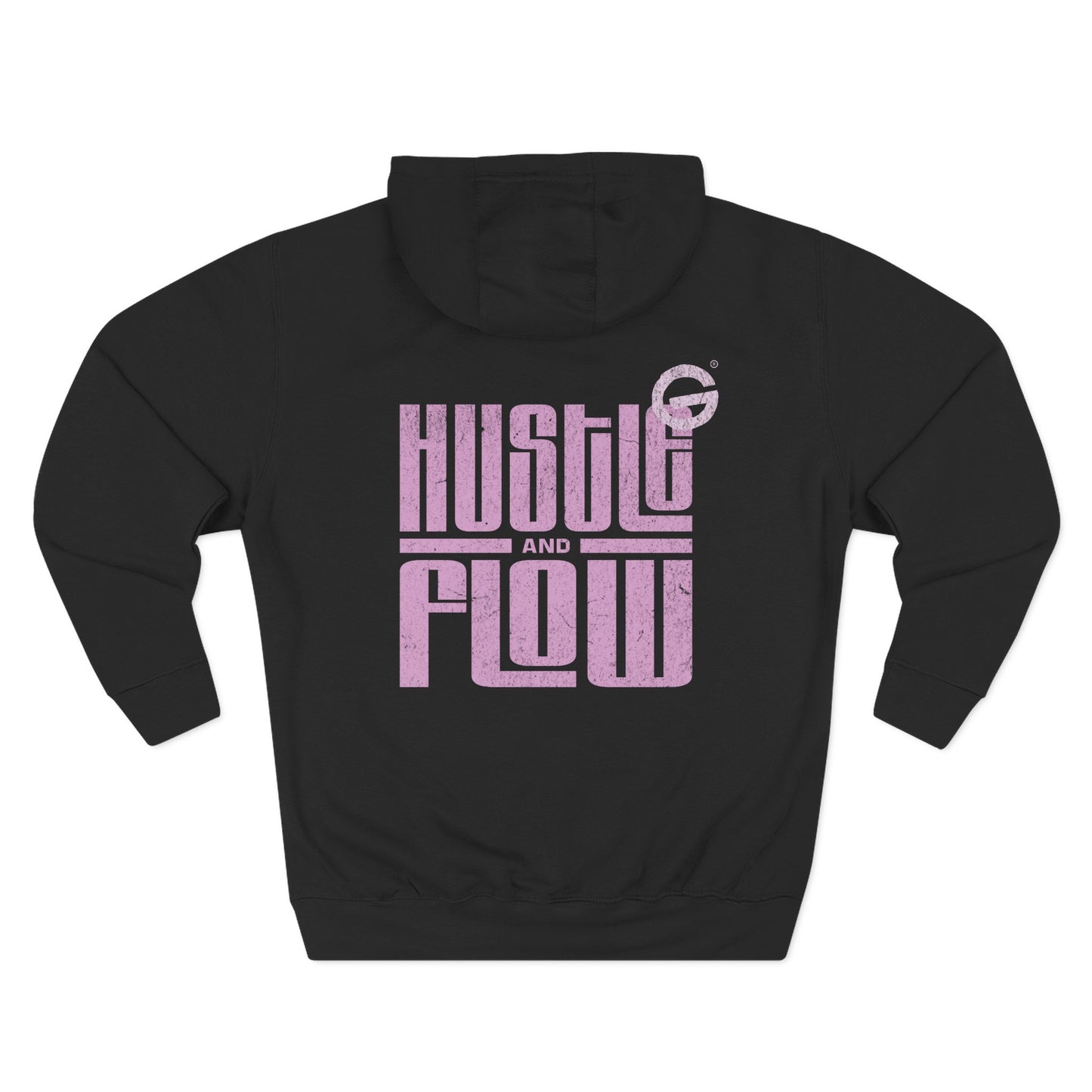 Hustle Flow Pink Graphic Hoodie