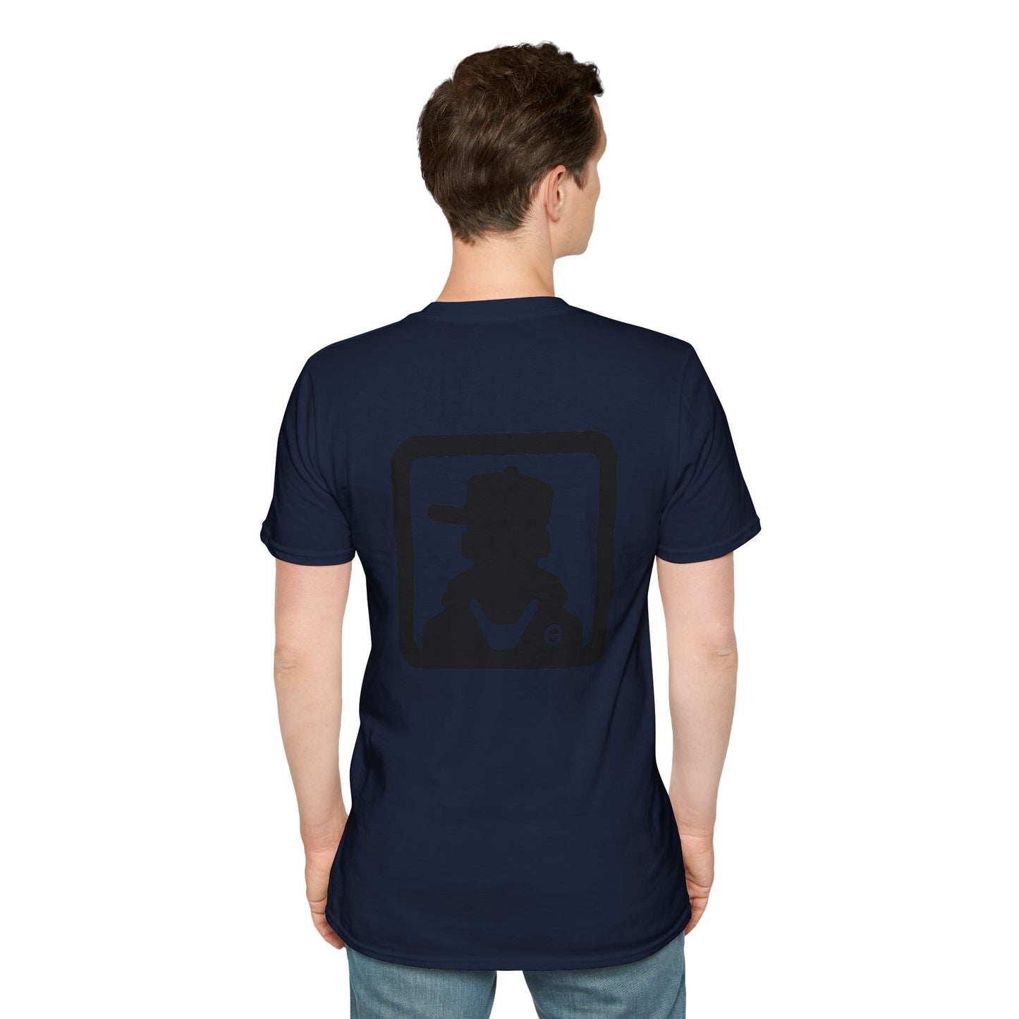Minimal Monochrome Silhouette Logo Tee