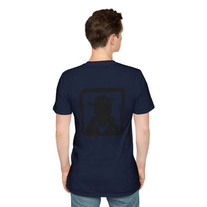 Minimal Monochrome Silhouette Logo Tee