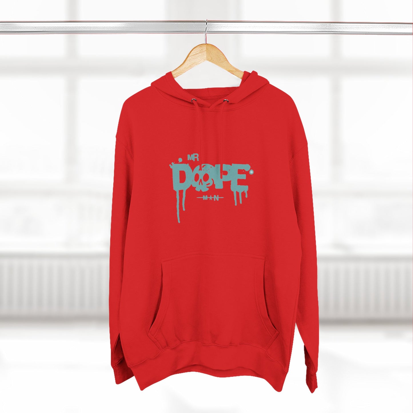 Dope Skull Fleece Hoodie Graphic Streetwear