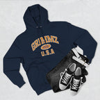 Grimmz 1976 U.S.A. Hoodie — Vintage Collegiate Fleece Pullover