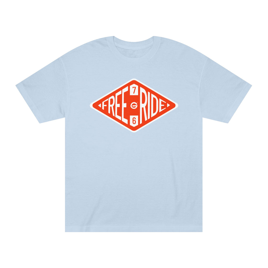 Free Ride 766 Retro Logo Tee — Vintage Surf/Skate Graphic T-Shirt