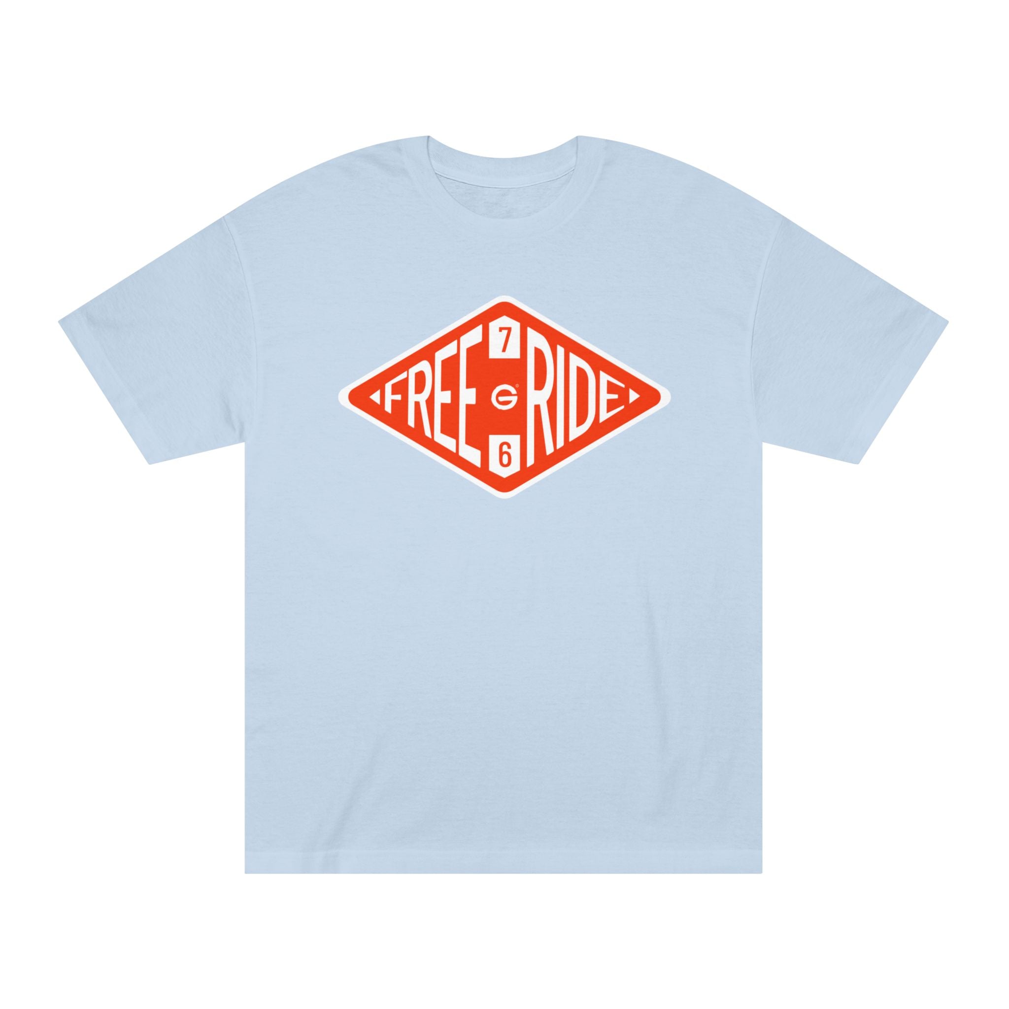 Free Ride 766 Retro Logo Tee — Vintage Surf/Skate Graphic T-Shirt