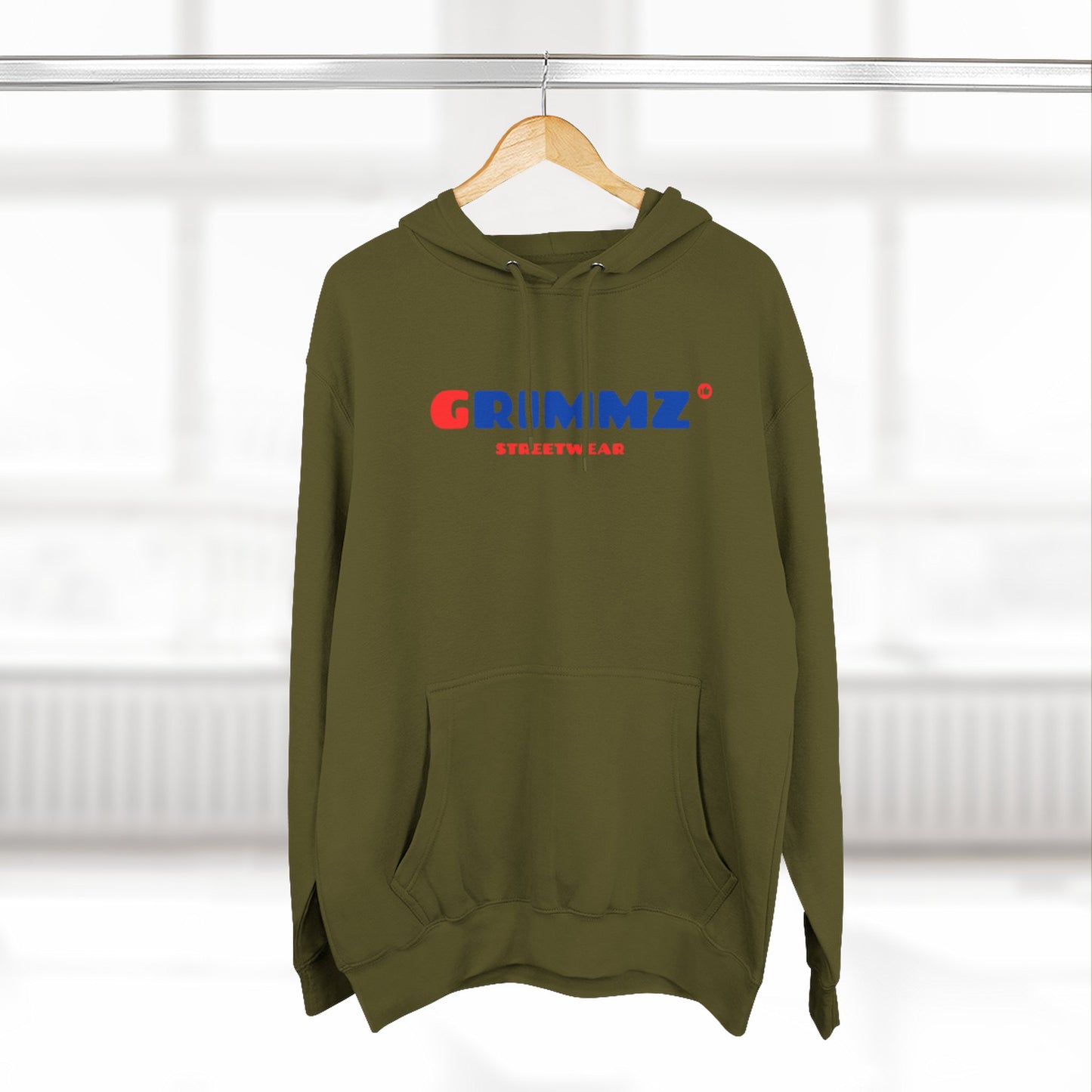 GRIIMZ Bold Red Blue Hoodie