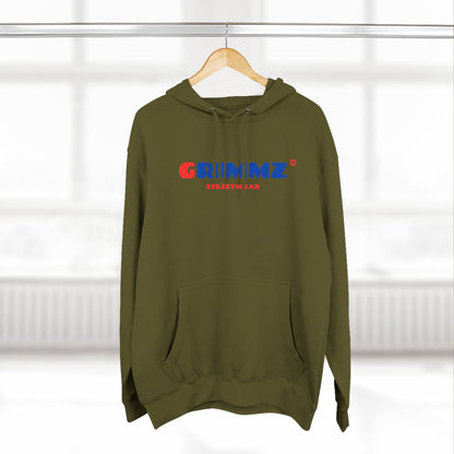GRIIMZ Bold Red Blue Hoodie