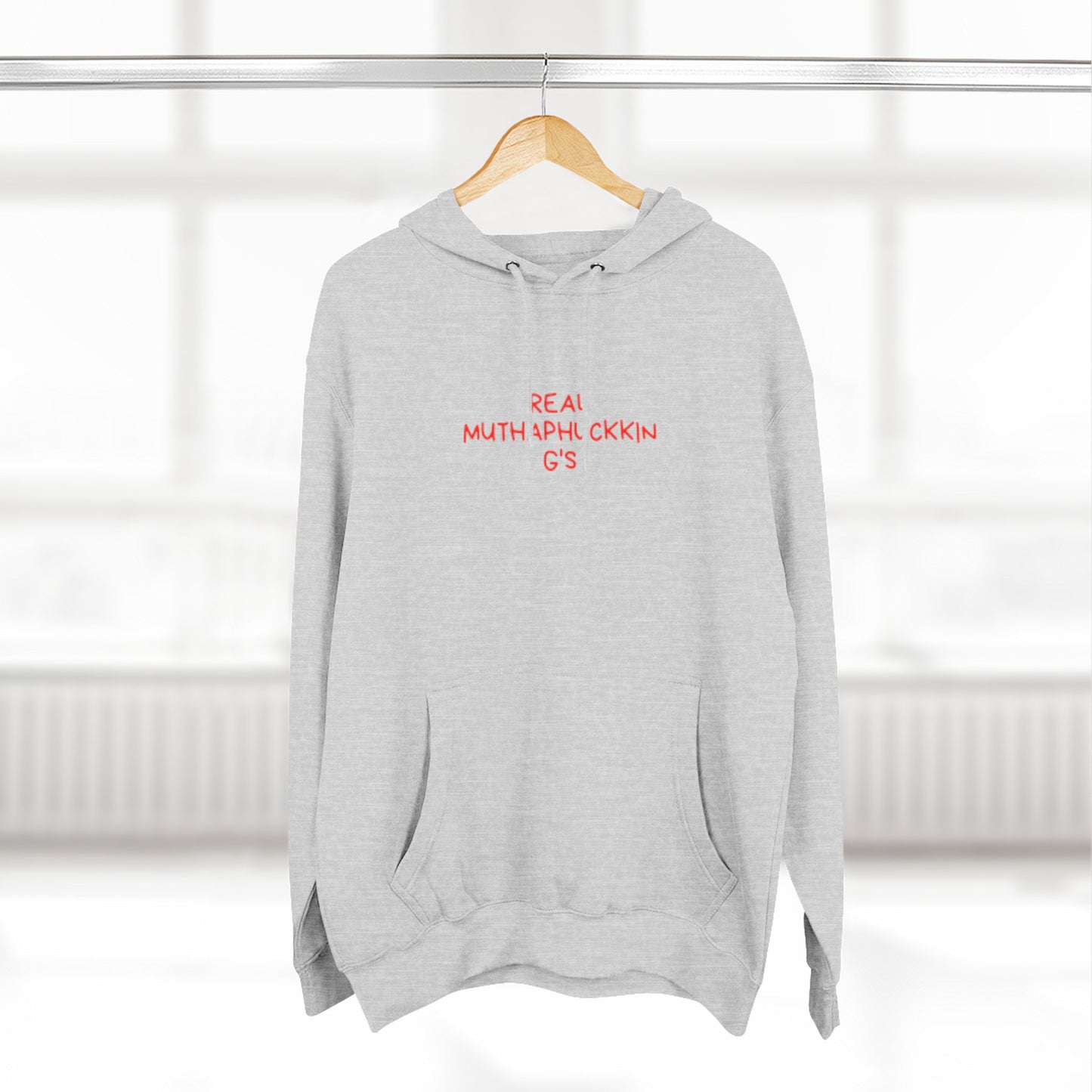 Red Brushstroke G Logo Hoodie