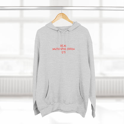 Red Brushstroke G Logo Hoodie