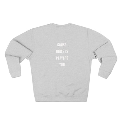 Crewneck Sweatshirt Minimal Logo Casual Pullover