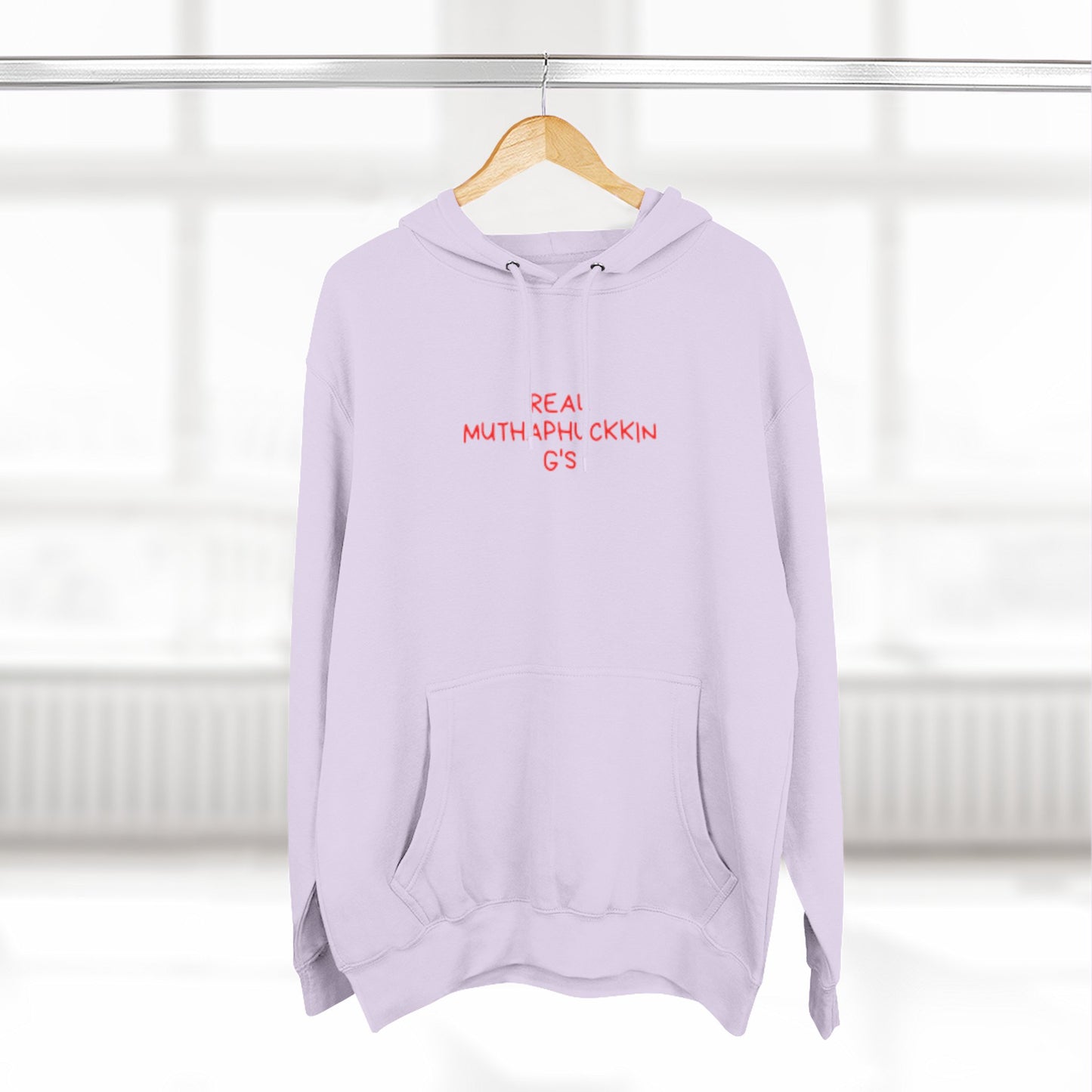 Red Brushstroke G Logo Hoodie
