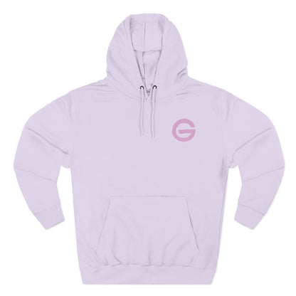 Minimalist Pink G Logo Hoodie