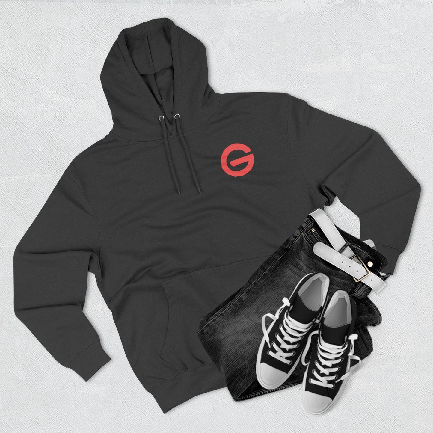 Hustle Flow Graphic Fleece Hoodie
