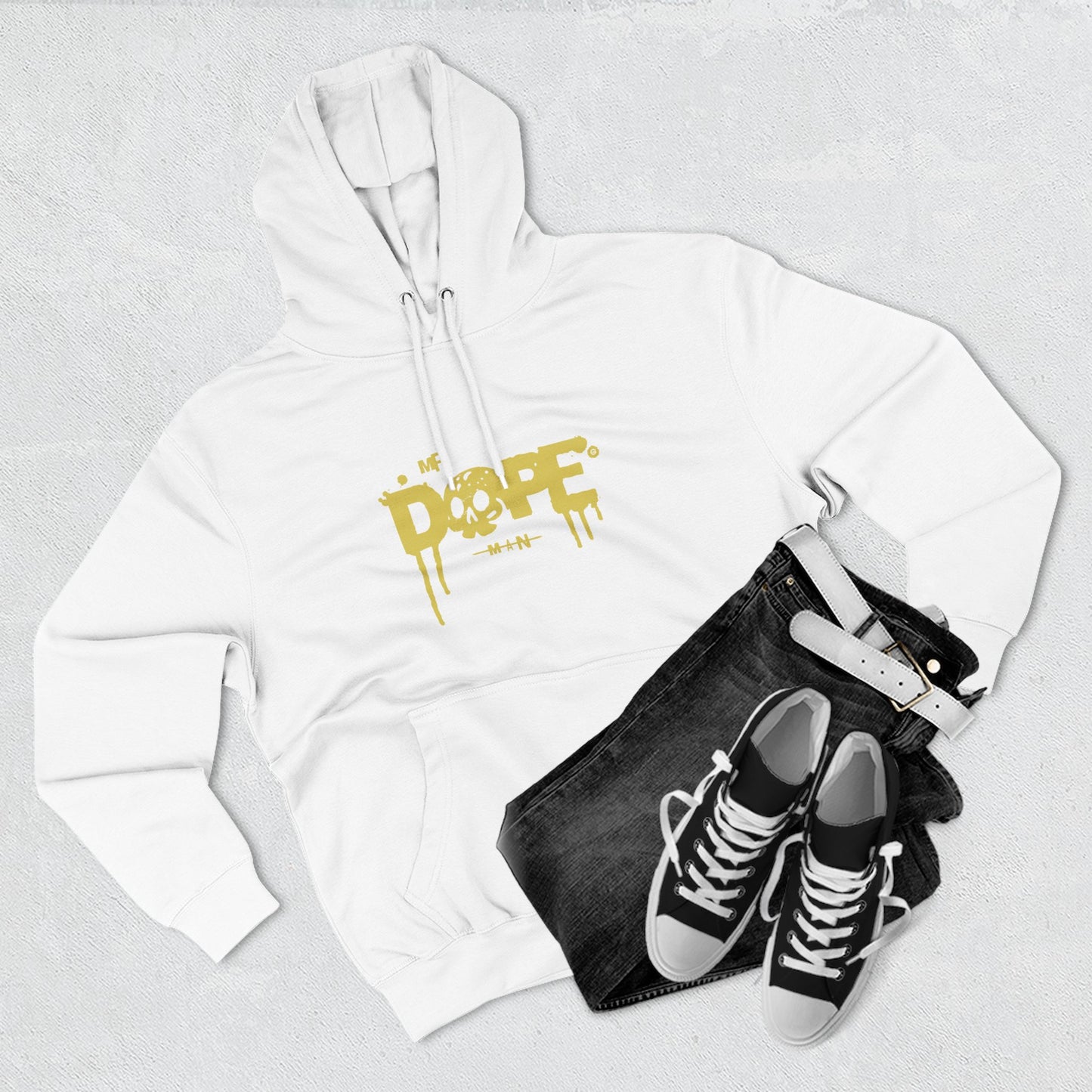 Dope Skull Graffiti Hoodie Urban Streetwear