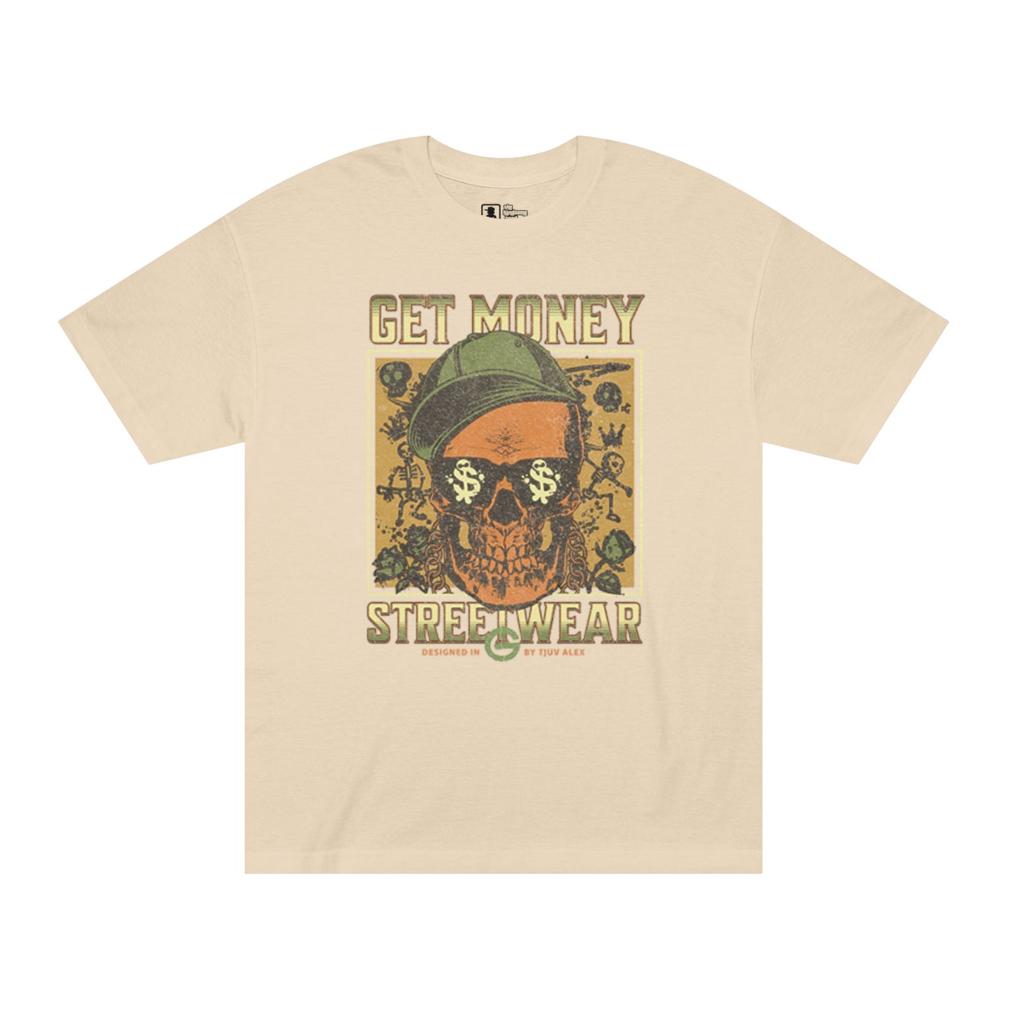 Get Money Skull Graphic Tee