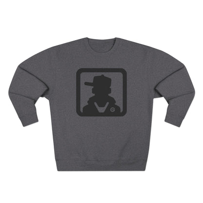 Vintage Detective Silhouette Crewneck Sweatshirt