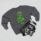 Dreams Cost Money Crewneck Sweatshirt – Green Graffiti Money Graphic