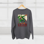 C.R.E.A.M. Frog Crewneck Sweatshirt – 'Cash Rules Everything Around Me' Graphic