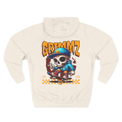 Weirdo Graphic Hoodie — Retro Skate Cartoon Fleece Pullover