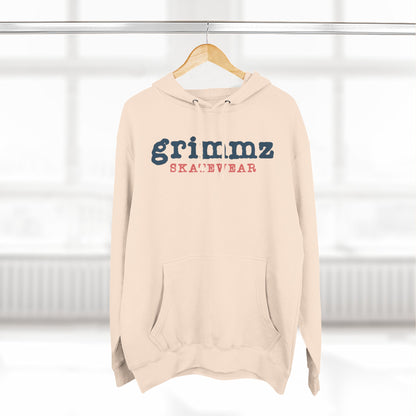 Grimmz Skatewear Fleece Hoodie — Vintage Skate Logo Pullover