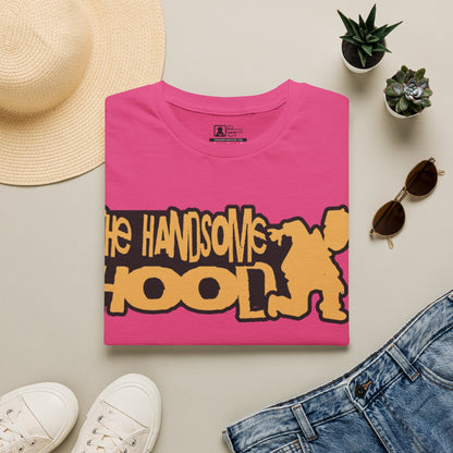 Handsomeschool Graphic T‑Shirt — 'The Handsome Hool' Retro Mascot Tee
