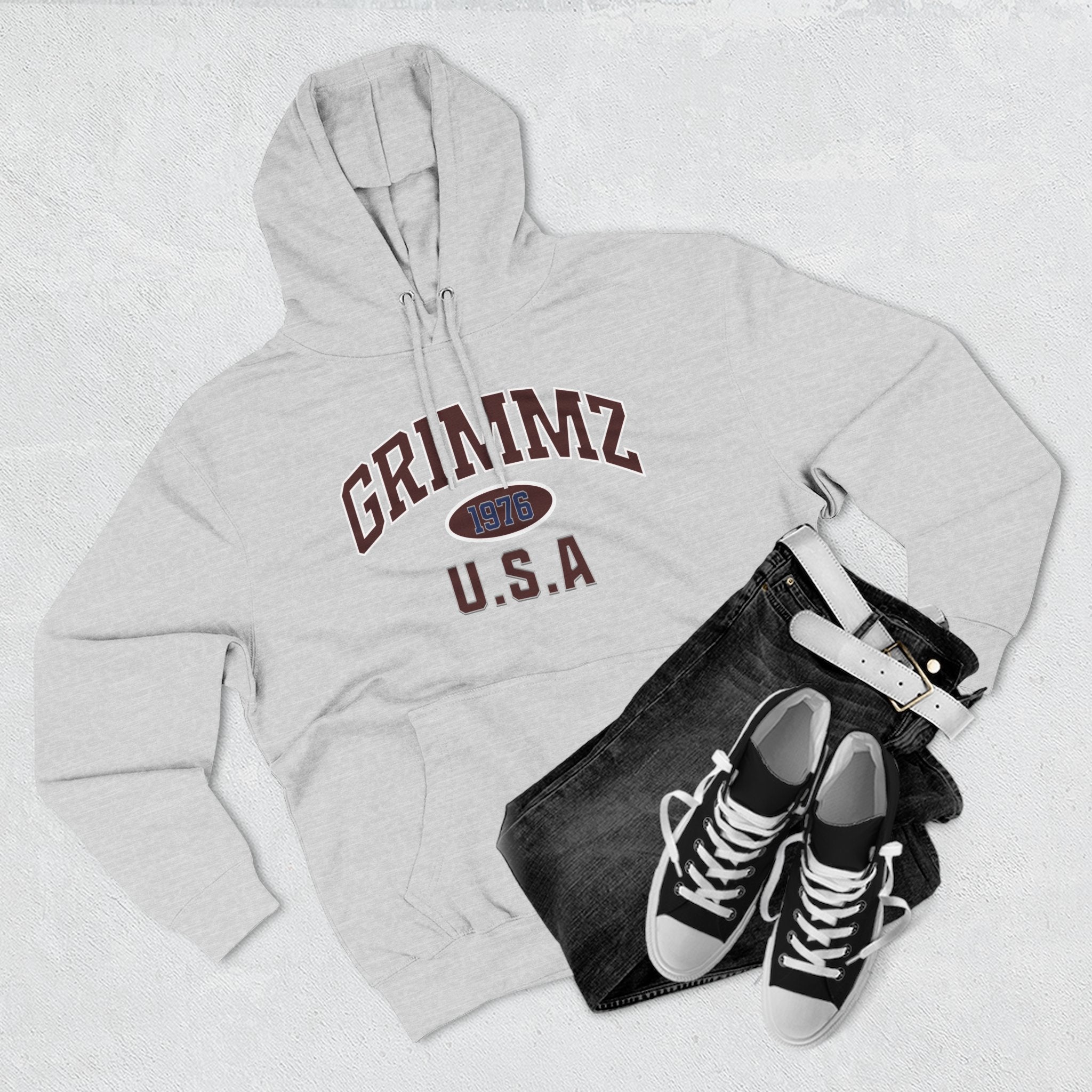 Grimmz U.S.A. Classic Fleece Hoodie