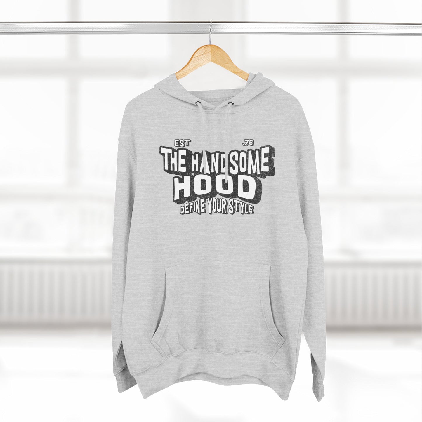 Handsome Hood Retro Script Hoodie