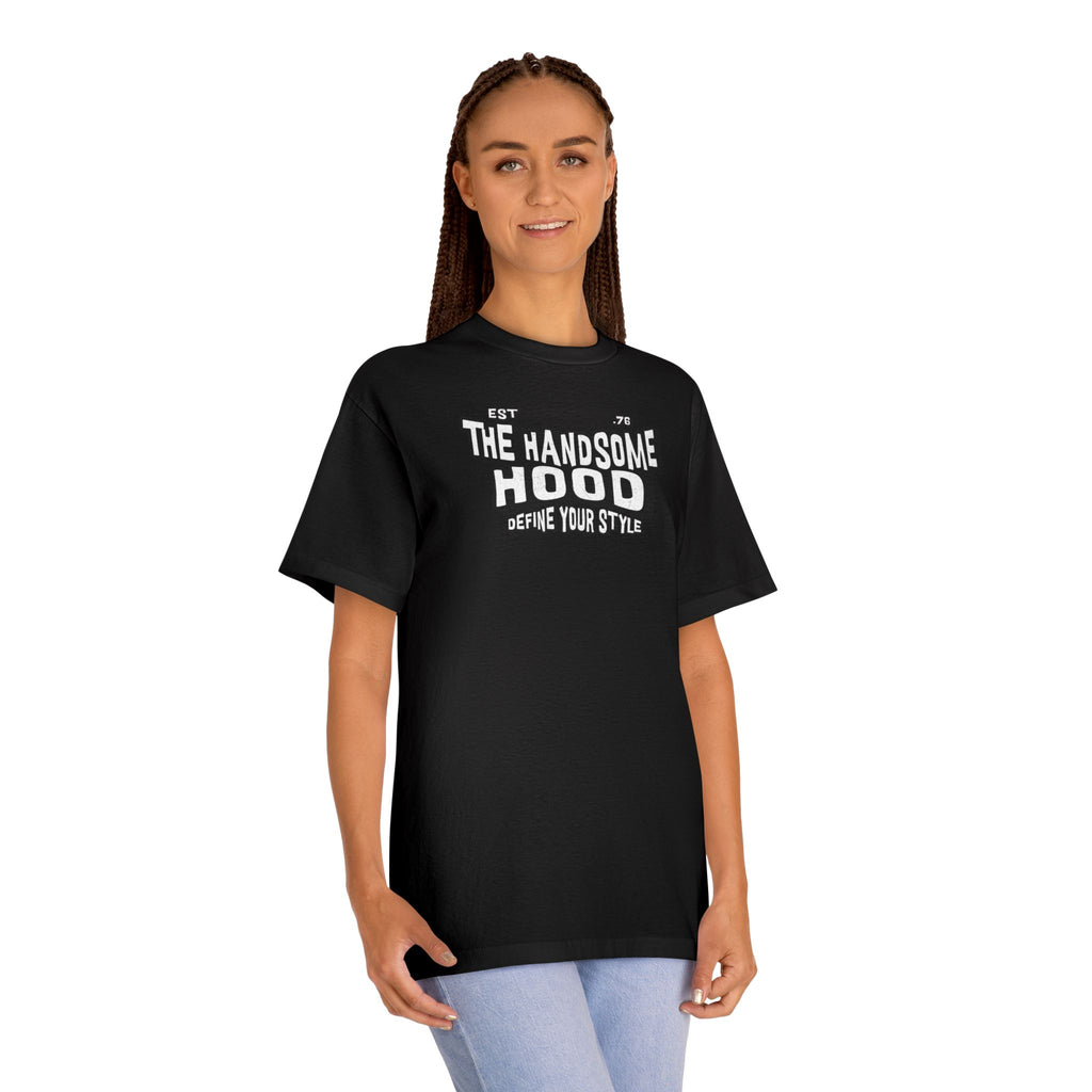 Graphic Tee — "The Handsome Hood" Retro Logo