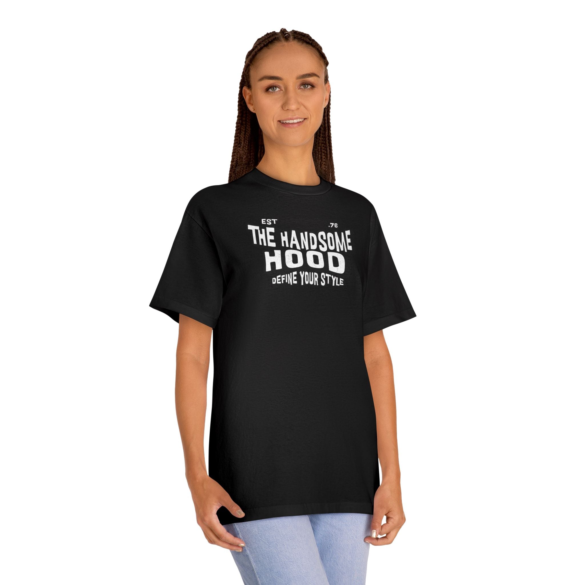 Graphic Tee — "The Handsome Hood" Retro Logo