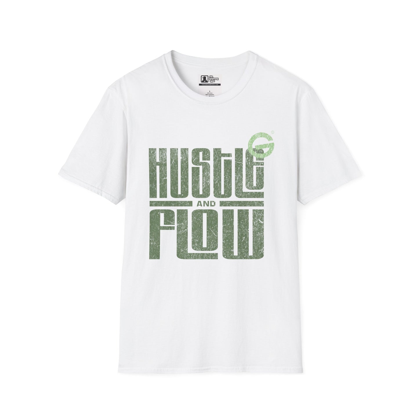 Hustle and Flow T-Shirt — Vintage Green Graphic Tee