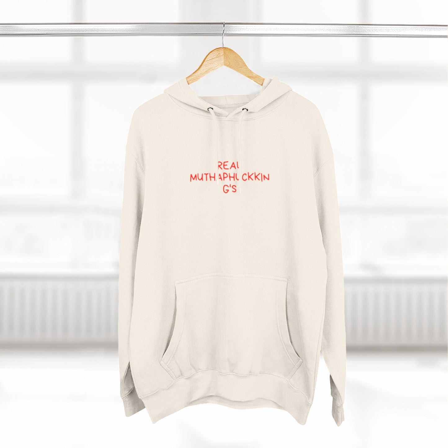 Red Brushstroke G Logo Hoodie