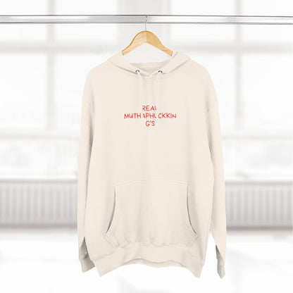 Red Brushstroke G Logo Hoodie