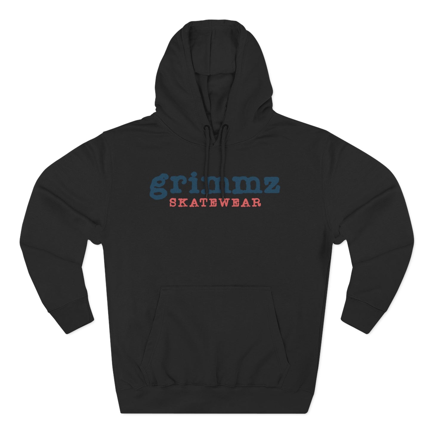 Grimmz Skatewear Fleece Hoodie — Vintage Skate Logo Pullover
