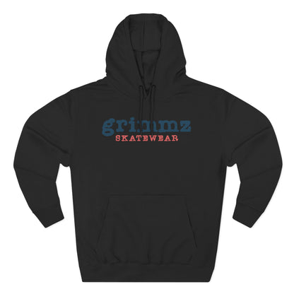 Grimmz Skatewear Fleece Hoodie — Vintage Skate Logo Pullover