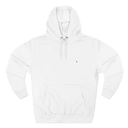 Classic White Three-Panel Hoodie