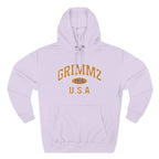 Grimmz 1976 U.S.A. Hoodie — Vintage Collegiate Fleece Pullover