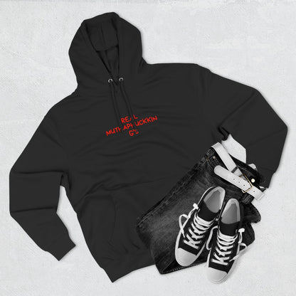 Red Brushstroke G Logo Hoodie