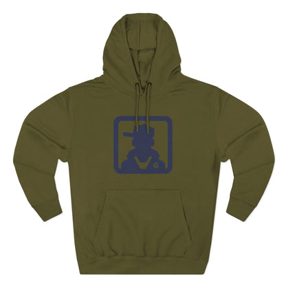 Minimalist Cowboy Silhouette Hoodie — Western Graphic Pullover