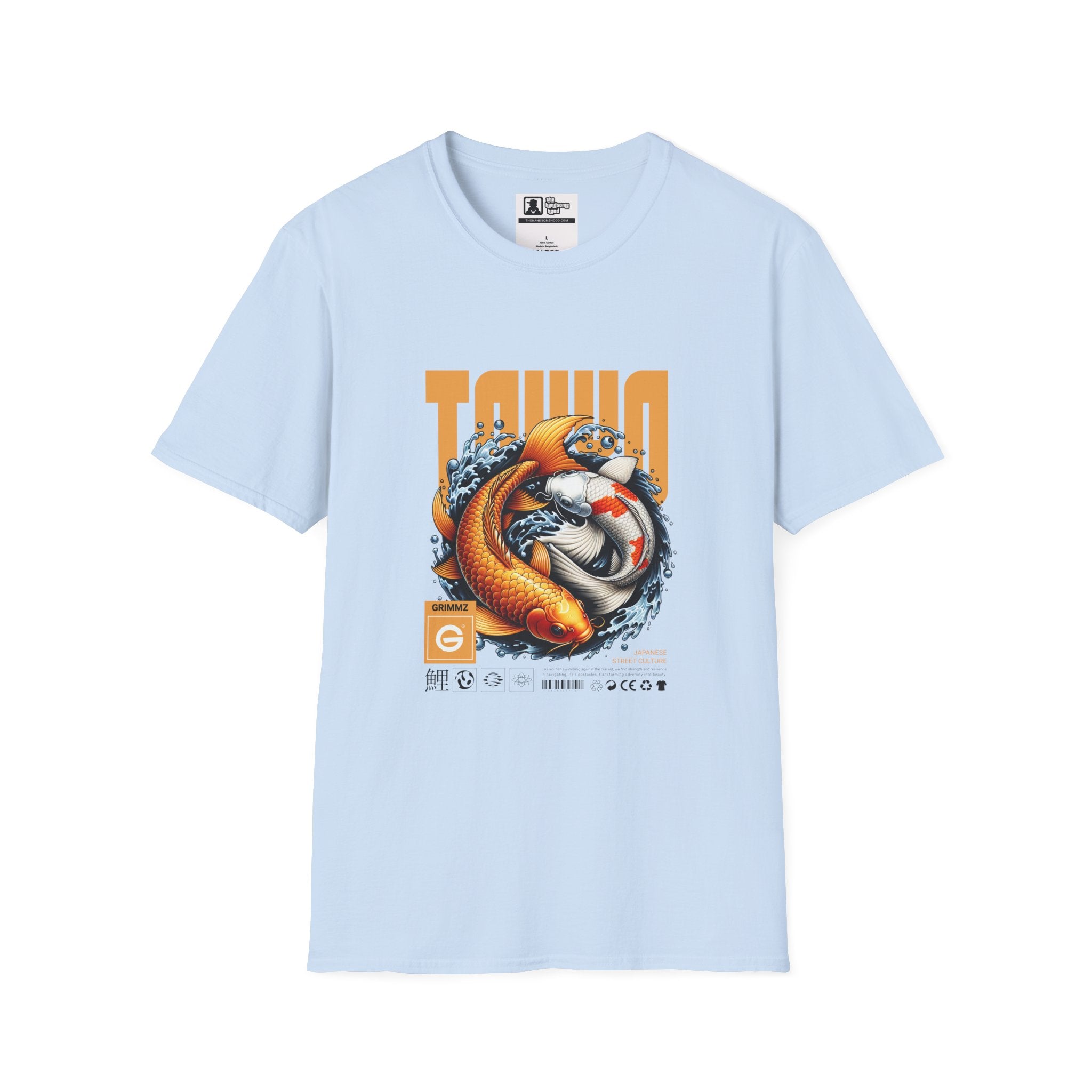 Tokyo Koi Graphic T-Shirt — Retro Japanese Fish Design