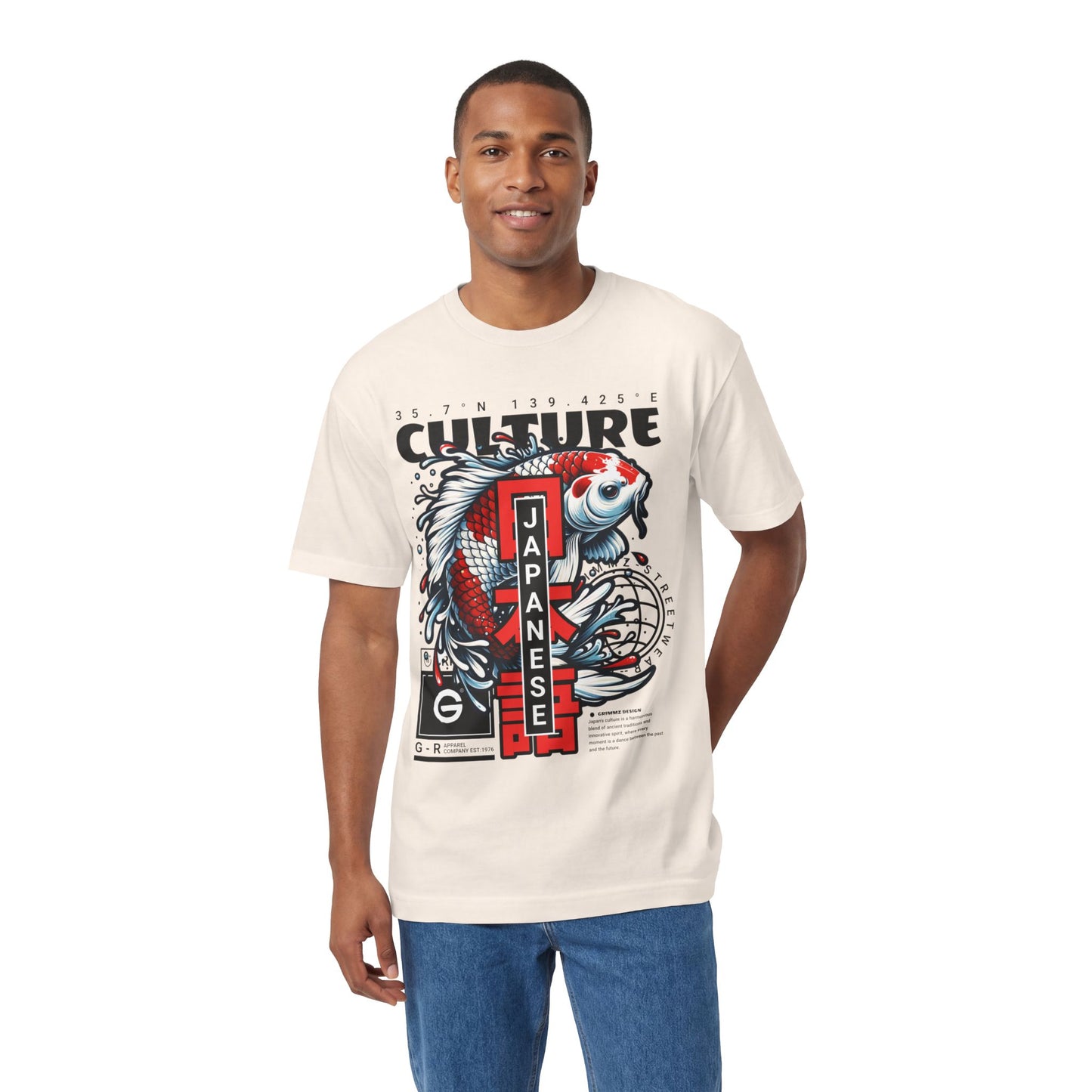 Japanese Koi Culture Graphic Tee