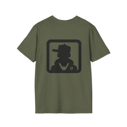 Minimal Monochrome Silhouette Logo Tee