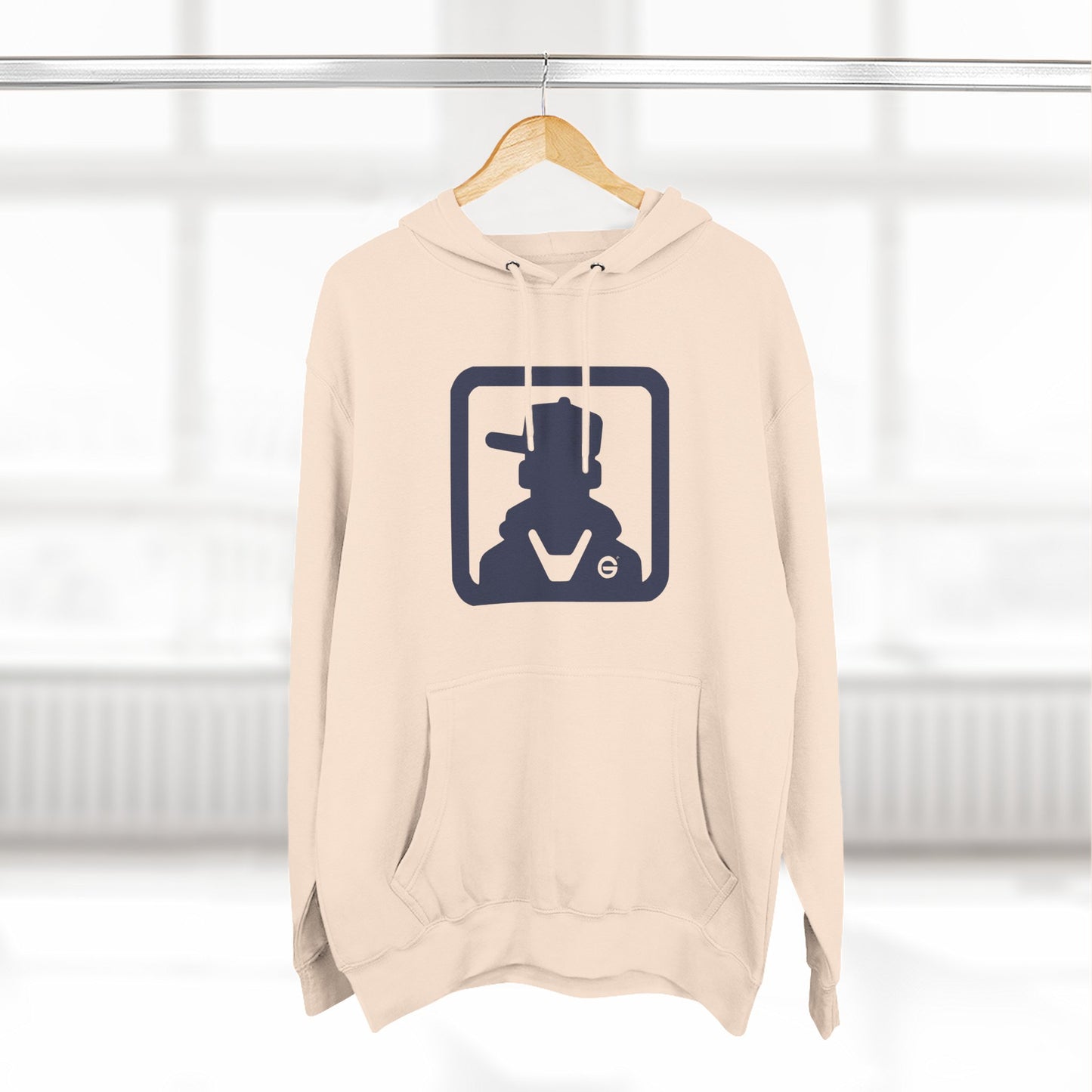 Minimalist Cowboy Silhouette Hoodie — Western Graphic Pullover