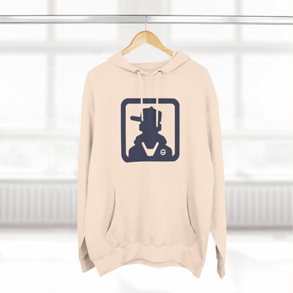 Minimalist Cowboy Silhouette Hoodie — Western Graphic Pullover