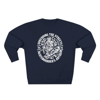 Skate Anarchy Shredding Streets Sweatshirt