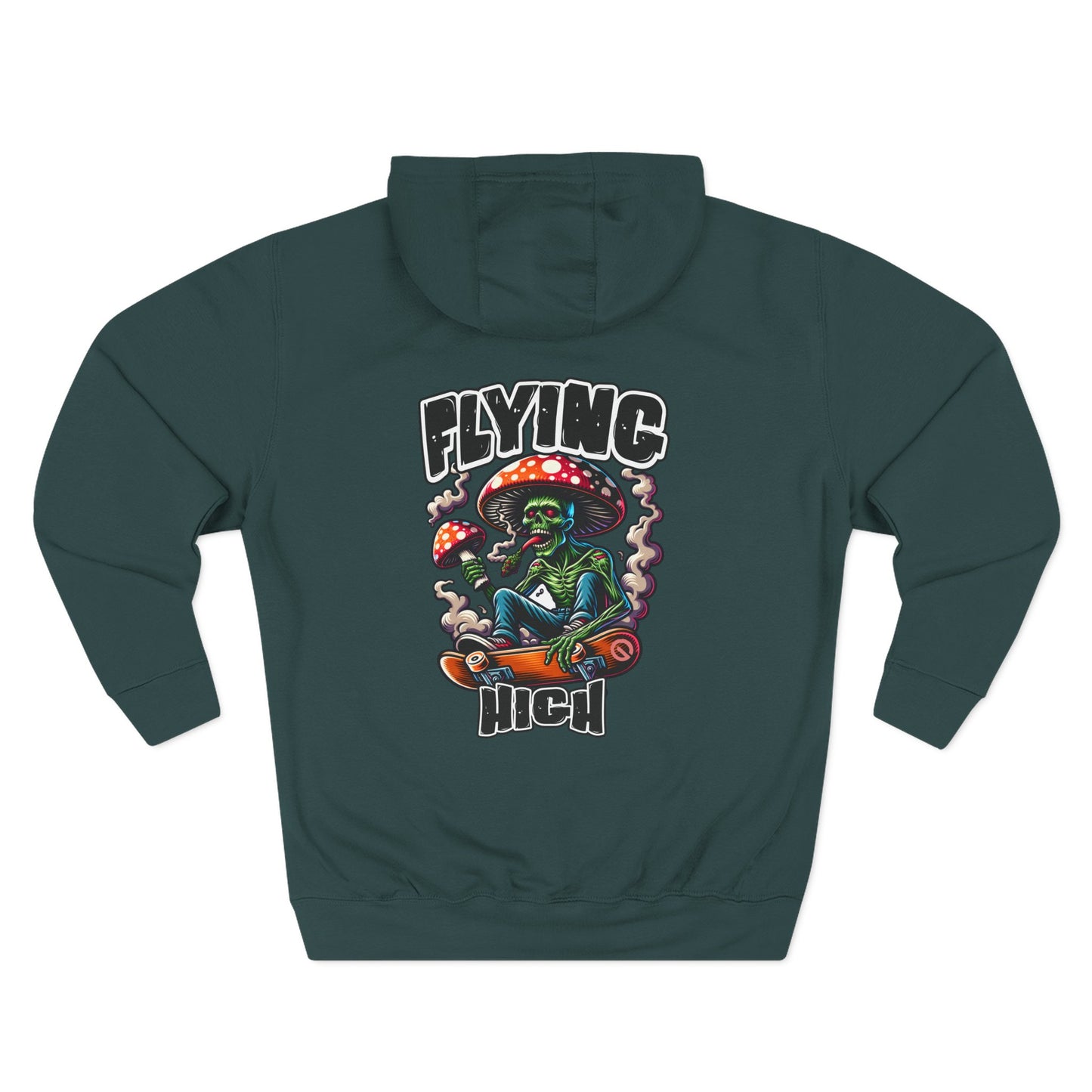 Flying High Mushroom Skateboard Hoodie